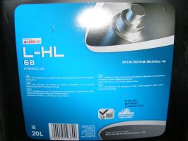 Olej hydrauliczny HL-68 / 20 l = 17 kg / 
